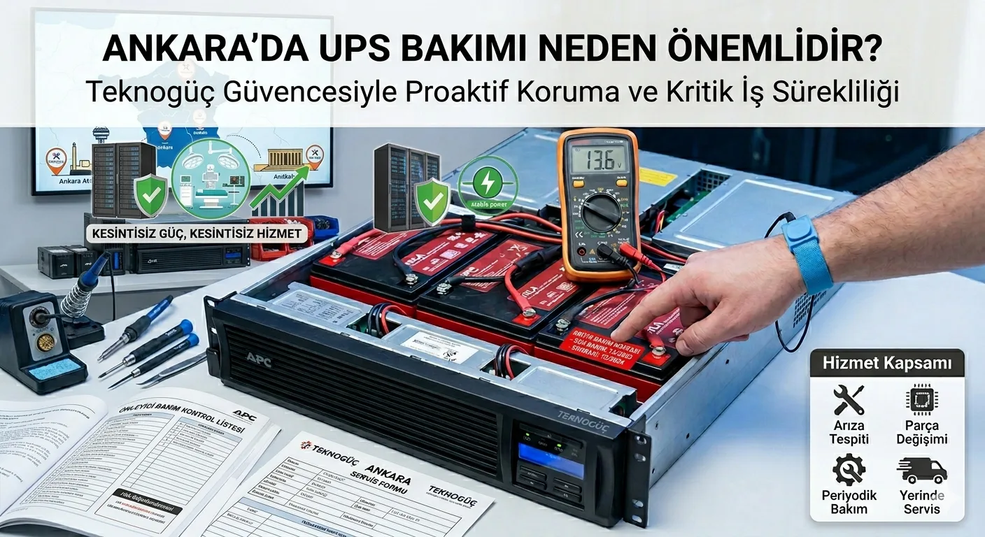 Ankara’da UPS Bakımı