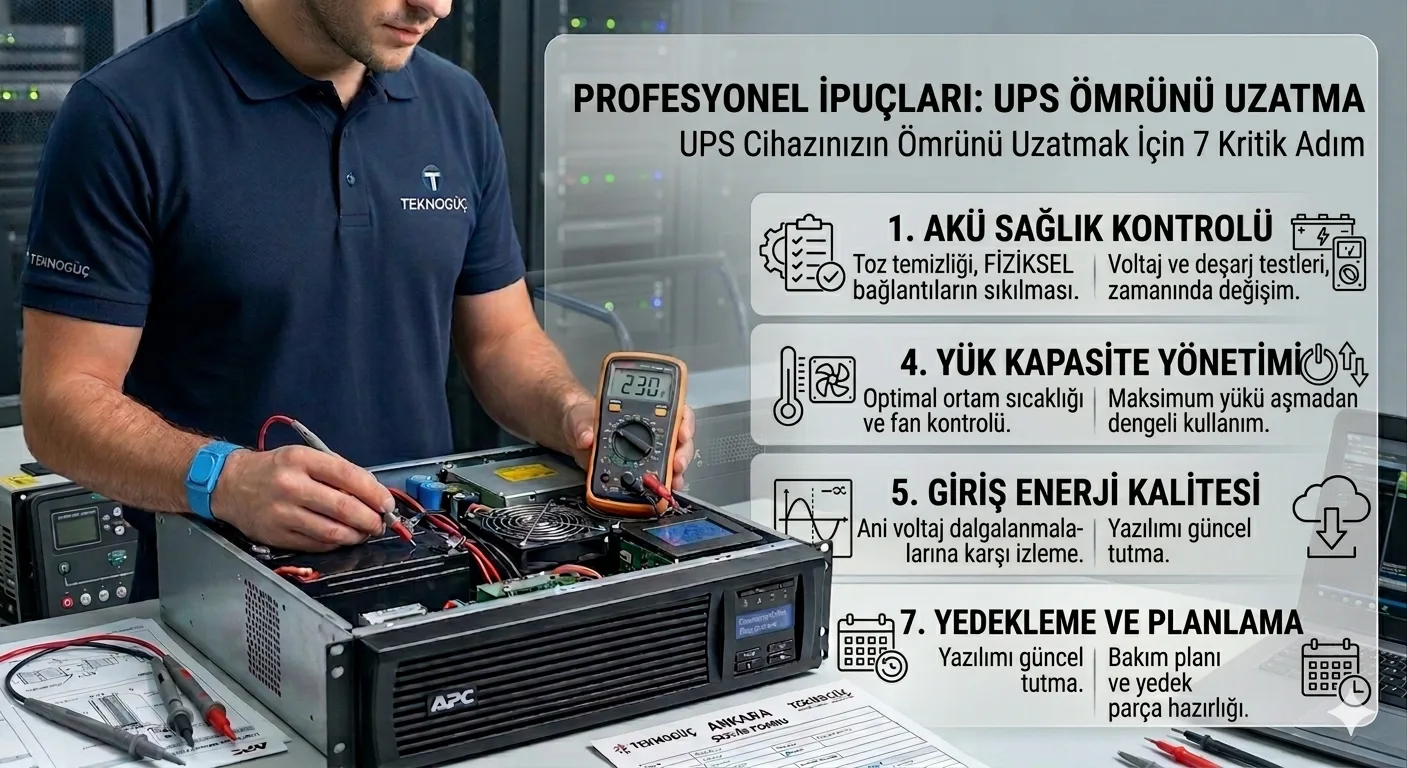 UPS Cihazınızın Ömrünü Uzat