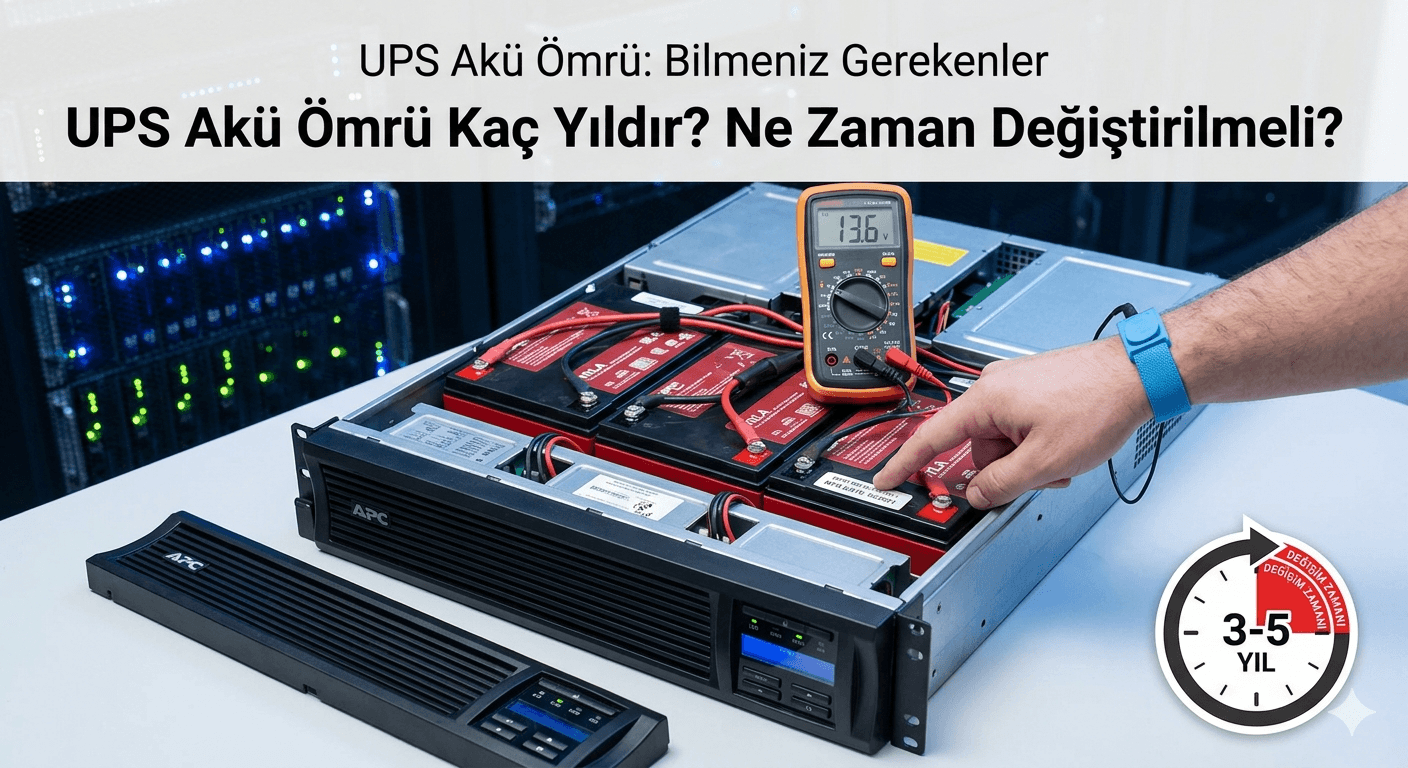 UPS akü ömrü ve değişim zamanı