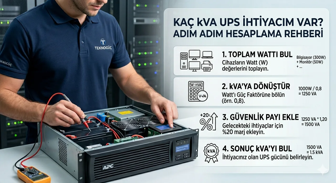kaç kVA UPS